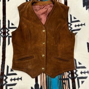 🤎Vintage Leather Vest 🤎